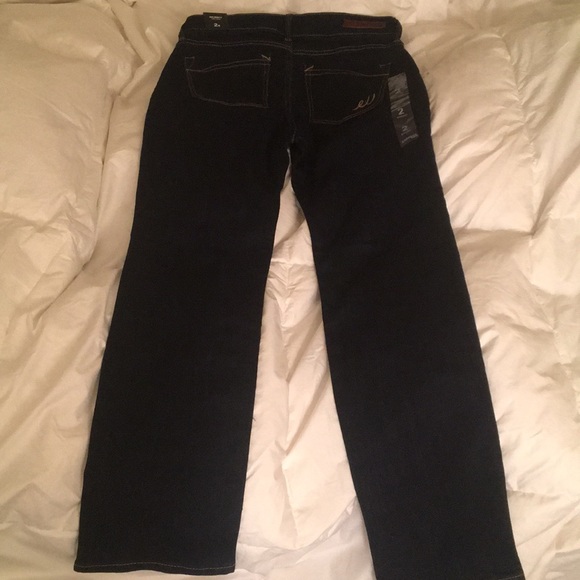 Express Dark, mid rise skinny jeans 2Short - Picture 6 of 6
